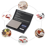 Digital Electronic Scale Mini Pocket Size from 0.01 - 500g (Micro mg) for Weighing Gold Jewellery Medical Herbs etc