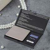 Digital Electronic Scale Mini Pocket Size from 0.01 - 500g (Micro mg) for Weighing Gold Jewellery Medical Herbs etc