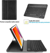 Bluetooth Wirless Keyboard Smart Case For iPad 9th/8th/7th Gen 10.2" with Pencil Holder