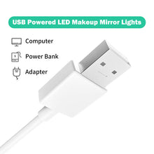 Load image into Gallery viewer, 10 Strings 30 Beads Vanity Mirror Lights, Hollywood Style, Ultra Bright White, Dimmable Touch Control
