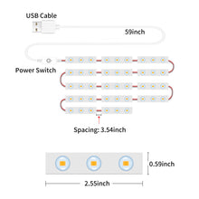 Load image into Gallery viewer, 10 Strings 30 Beads Vanity Mirror Lights, Hollywood Style, Ultra Bright White, Dimmable Touch Control
