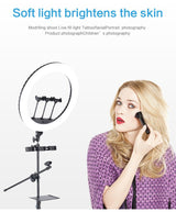 18" inch HQ LED Ring Light Kit with Stand & Remote