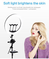 21" inch HQ LED Ring Light Kit with Stand & Remote