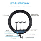 21" inch HQ LED Ring Light Kit with Stand & Remote