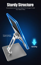 Load image into Gallery viewer, Aluminum Foldable Desk Tablet Phone Stand Holder
