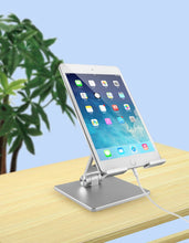 Load image into Gallery viewer, Aluminum Foldable Desk Tablet Phone Stand Holder
