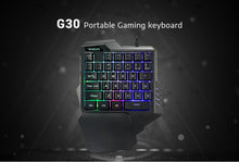 Load image into Gallery viewer, G30 Wired Gaming Keypad LED Backlight 35 Keys One handed F9W7
