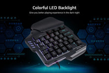 Load image into Gallery viewer, G30 Wired Gaming Keypad LED Backlight 35 Keys One handed F9W7
