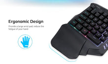 Load image into Gallery viewer, G30 Wired Gaming Keypad LED Backlight 35 Keys One handed F9W7
