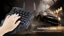 Load image into Gallery viewer, G30 Wired Gaming Keypad LED Backlight 35 Keys One handed F9W7
