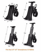Load image into Gallery viewer, Buckle Holder Mount Gym Blanket Handlebar Treadmill for Phone Tab
