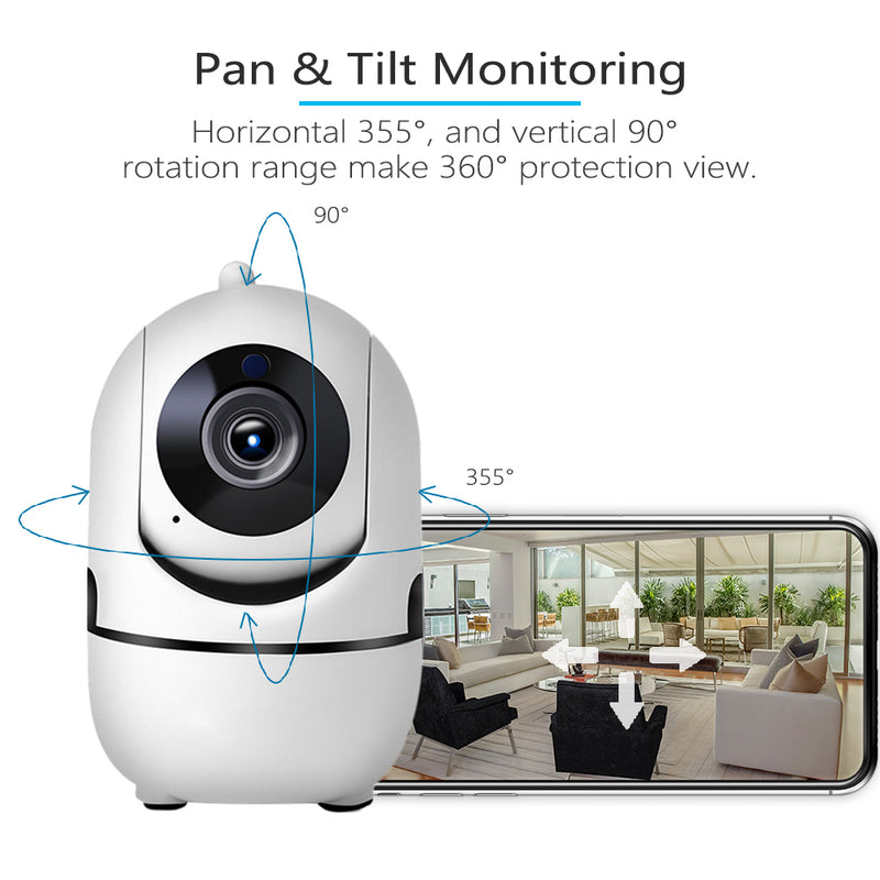 TUYA Smart Home WIFI 1080P IP Camera Auto Tracking CCTV Surveillance Support Google Assistant Alexa