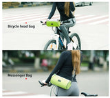 Bike Handlebar Riding Bag Touch Screen Phone Holder Bicycle Front Storage Pocket 1.5L Capacity