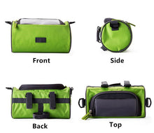 Load image into Gallery viewer, Bike Handlebar Riding Bag Touch Screen Phone Holder Bicycle Front Storage Pocket 1.5L Capacity
