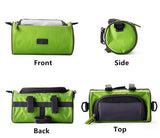 Bike Handlebar Riding Bag Touch Screen Phone Holder Bicycle Front Storage Pocket 1.5L Capacity