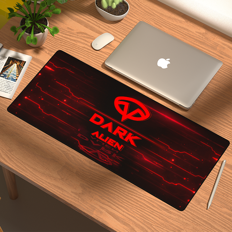 Dark Alien Large Size Gaming Mouse Pad 30cm x 70cmx0.3cm Non Slip Bottom (DA-4)