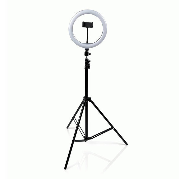 33cm/12.9 Inch LED Ring Light, Dimmable, 3 Color Modes USB Powered with Tripod Stand Extentable to 2.1 Meter