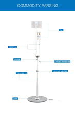 Load image into Gallery viewer, Universal Dual Phone Tablet Holder Flexi Goose Design Charging Cord Stand
