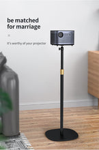 Load image into Gallery viewer, Universal Mini Projector Desktop Stand Room Saving Projector Mount Monopod Adjustable Height Stand (1/4&quot; Ball Head, Height Adjustable 60cm-120cm)
