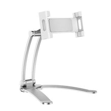 Load image into Gallery viewer, Desktop &amp; Wall Pull-Up Bracket support for Phone &amp; Tablet 6&quot; to 13&quot;
