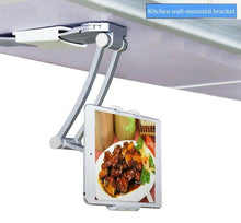 Load image into Gallery viewer, Desktop &amp; Wall Pull-Up Bracket support for Phone &amp; Tablet 6&quot; to 13&quot;

