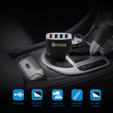 4 Port 7A 35W USB Car Charger Socket Adapter QC 3.0 5V 9V 12V Fast Quick Charge LED for Phone/Tablet/etc