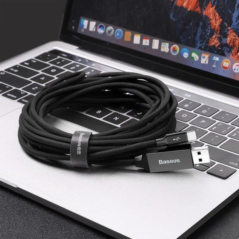 Baseus Artistic 5 Meter Long Type C Fast Charging 3A Cafule Cable USB For Type-C 3A 5M