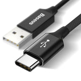 Baseus Artistic 5 Meter Long Type C Fast Charging 3A Cafule Cable USB For Type-C 3A 5M