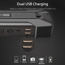 Load image into Gallery viewer, 12000mAH 3 in 1 Jumpstart kit - battery booster, power bank &amp; torch
