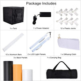 60cm LED Portable Photo Light Box Shooting Tent Adjustable Brightness