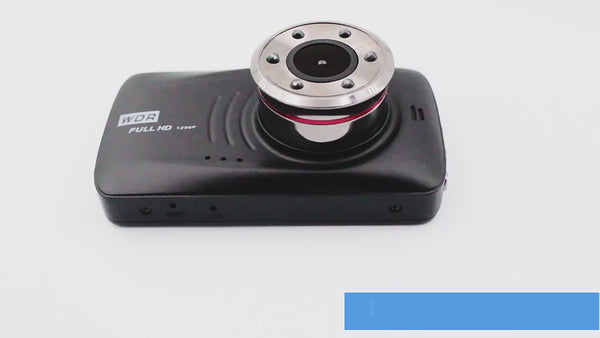 1296P Full HD 170° Wide Angle 3.0" Front & Real Dual Camera Night Vision Car Dash Camera Recorder