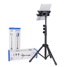 Load image into Gallery viewer, Adjustable Foldable Phone/Tablet Floor Stand
