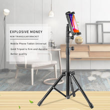 Load image into Gallery viewer, Adjustable Foldable Phone/Tablet Floor Stand

