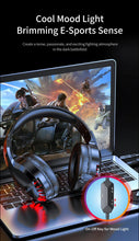 Load image into Gallery viewer, AWEI ES770i Wired Led Gaming Headphone With Microphone Stereo 7.1 Bass Sound Phone/Tablet/PS4/5/PC
