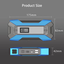 Load image into Gallery viewer, 12000mAH 3 in 1 Jumpstart kit - battery booster, power bank &amp; torch

