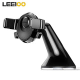 Leeioo Universal One Touch Lock Dash & Windshield Phone Holder & 360° Rotation