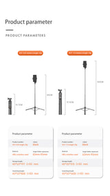 Bluetooth Selfie Stick Tripod, Extendable Selfie Stick up to 160cm with Wireless Remote & Mini Tripod Stand, Stainless Steel 360° Rotation Phone Holder for Phone Go Pro Light Weight Camera