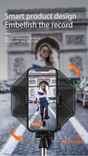 Load image into Gallery viewer, Bluetooth Selfie Stick Tripod, Extendable Selfie Stick up to 160cm with Wireless Remote &amp; Mini Tripod Stand, Stainless Steel 360° Rotation Phone Holder for Phone Go Pro Light Weight Camera
