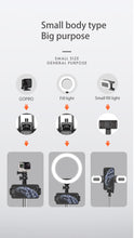 Load image into Gallery viewer, Bluetooth Selfie Stick Tripod, Extendable Selfie Stick up to 160cm with Wireless Remote &amp; Mini Tripod Stand, Stainless Steel 360° Rotation Phone Holder for Phone Go Pro Light Weight Camera
