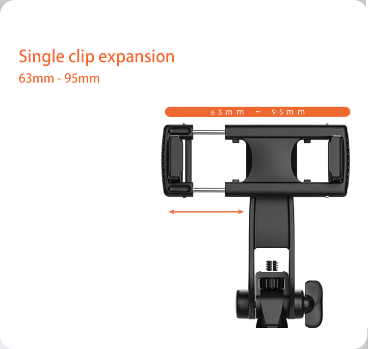 Bluetooth Selfie Stick Tripod, Extendable Selfie Stick up to 160cm with Wireless Remote & Mini Tripod Stand, Stainless Steel 360° Rotation Phone Holder for Phone Go Pro Light Weight Camera