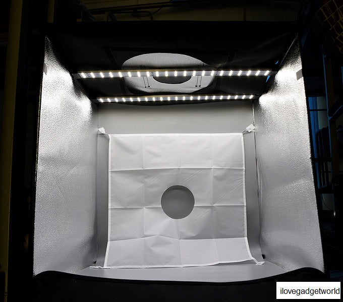 60cm LED Portable Photo Light Box Shooting Tent Adjustable Brightness