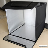 60cm LED Portable Photo Light Box Shooting Tent Adjustable Brightness