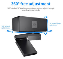 Load image into Gallery viewer, Computer Webcam High-Resolution Plug Play Wide Angle 2K(2048P x 1536P) With Microphone &amp; Auto Focus
