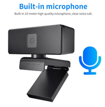 Load image into Gallery viewer, Computer Webcam High-Resolution Plug Play Wide Angle 2K(2048P x 1536P) With Microphone &amp; Auto Focus
