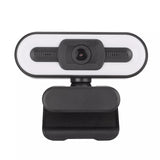 Computer Webcam High-Resolution Plug Play 2K Full HD High Resolution USB Webcam with LED Fill Light/ Microphone/ Auto Focus for PC & Laptop