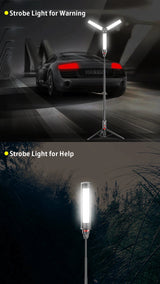 Foldable LED Video Light Portable Light Wand Photography Fill Light Multipurpose Rechargeable 162 LED Camping Lamp