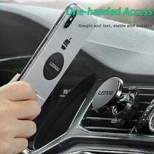 Load image into Gallery viewer, Leeioo Universal Strong Air Vent Magnetic Car Mount Holder with Longer Clip Arms
