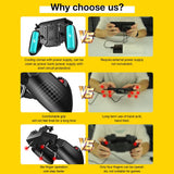 MEMO AK77 6 fingers 4000mAh Battery Power Bank Gamepad L2 R2 Fire Trigger Cooling Fan For PUBG