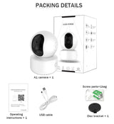 Remote Rotation 1080P IP Security Camera WIFI Wireless Surveillance IR P2P 2-Way Audio Night Vision