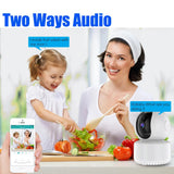 Remote Rotation 1080P IP Security Camera WIFI Wireless Surveillance IR P2P 2-Way Audio Night Vision